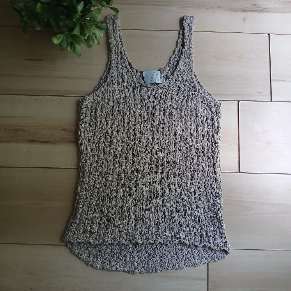 Michael Stars Casual Knit Tank Top in Tan Size 2 ~ Medium